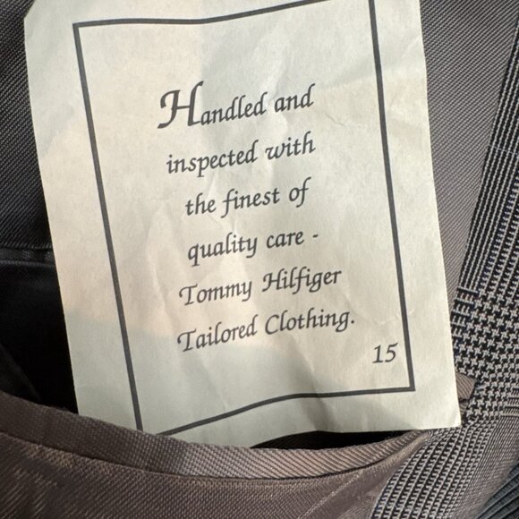 VTG Tommy Hilfiger Mcraes Blazer Mens Sports Coat Suit Jacket 46L Union Made USA - Picture 9 of 14